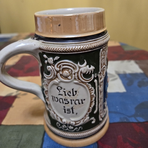 GERMAN BEER STEIN MADE IN GERMANY 8"TALL - Picture 4 of 6